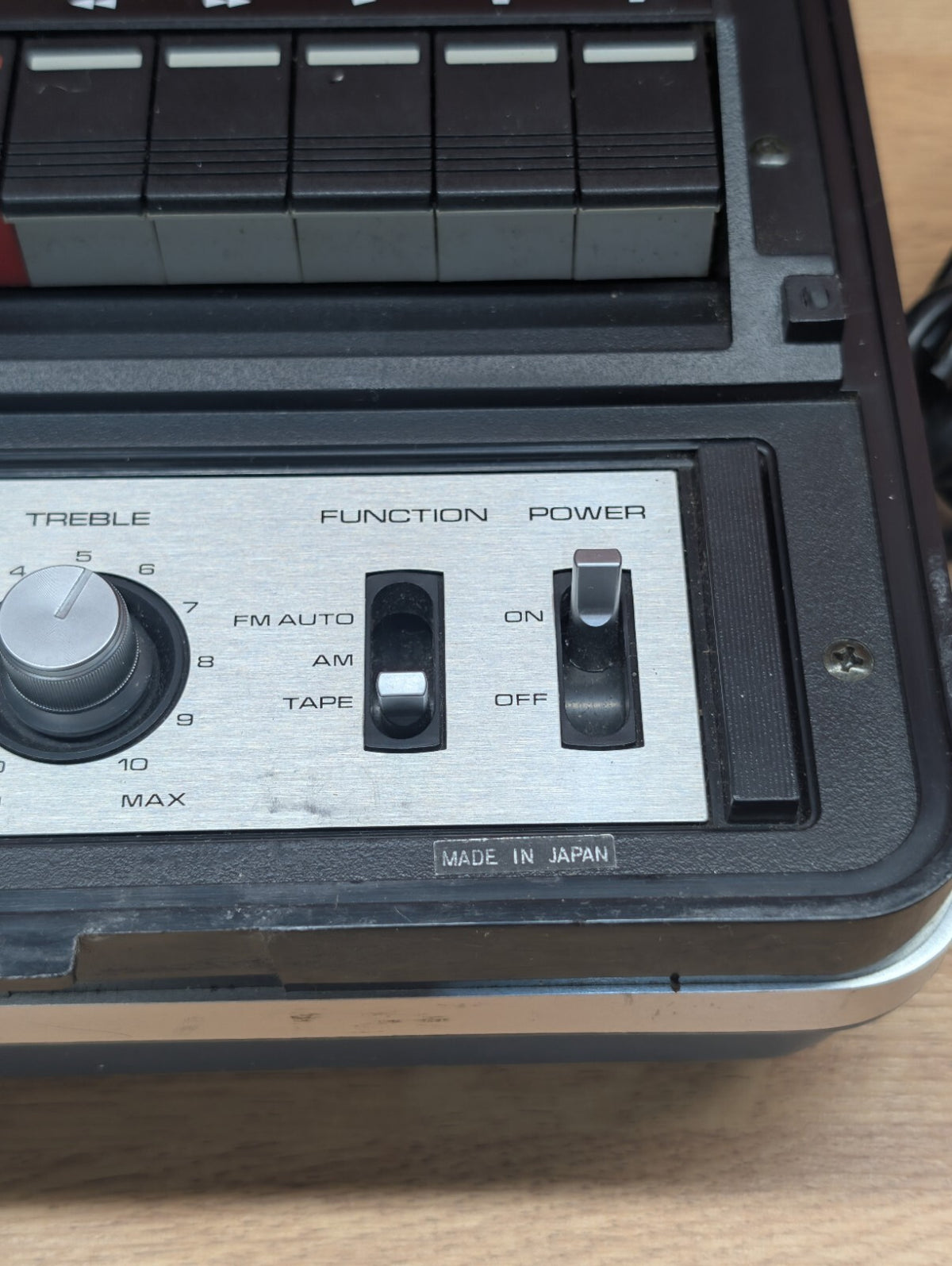 Vintage Sanyo G2600 Stereo Radio Cassette Recorder Briefcase Speakers Working