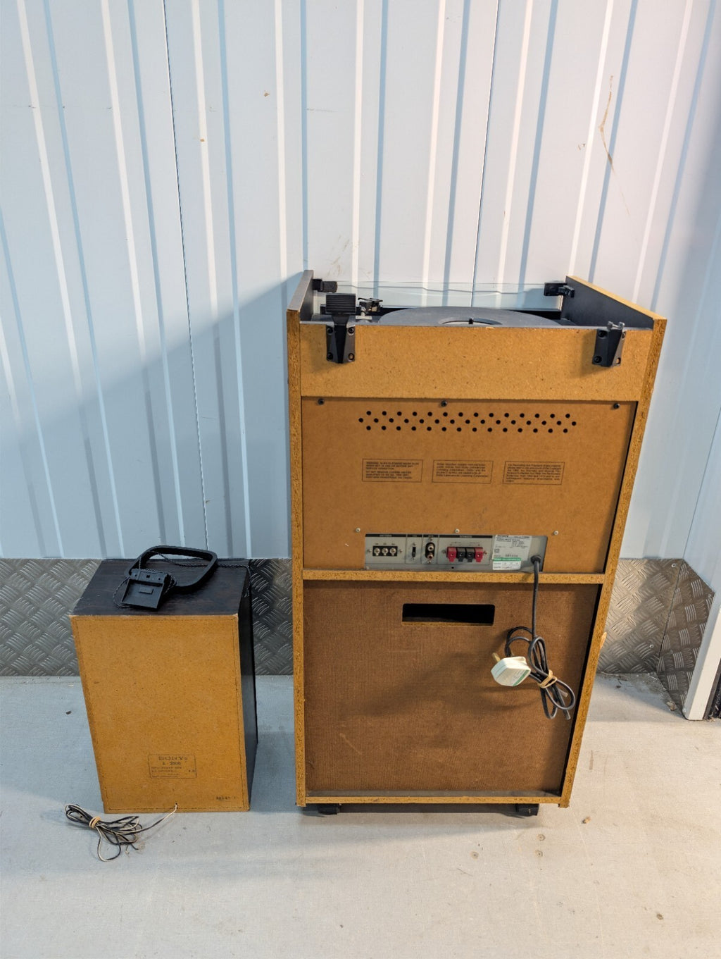 Sony Z-3000 Vintage Stereo Music System Turntable Cassette Radio HiFi Cabinet