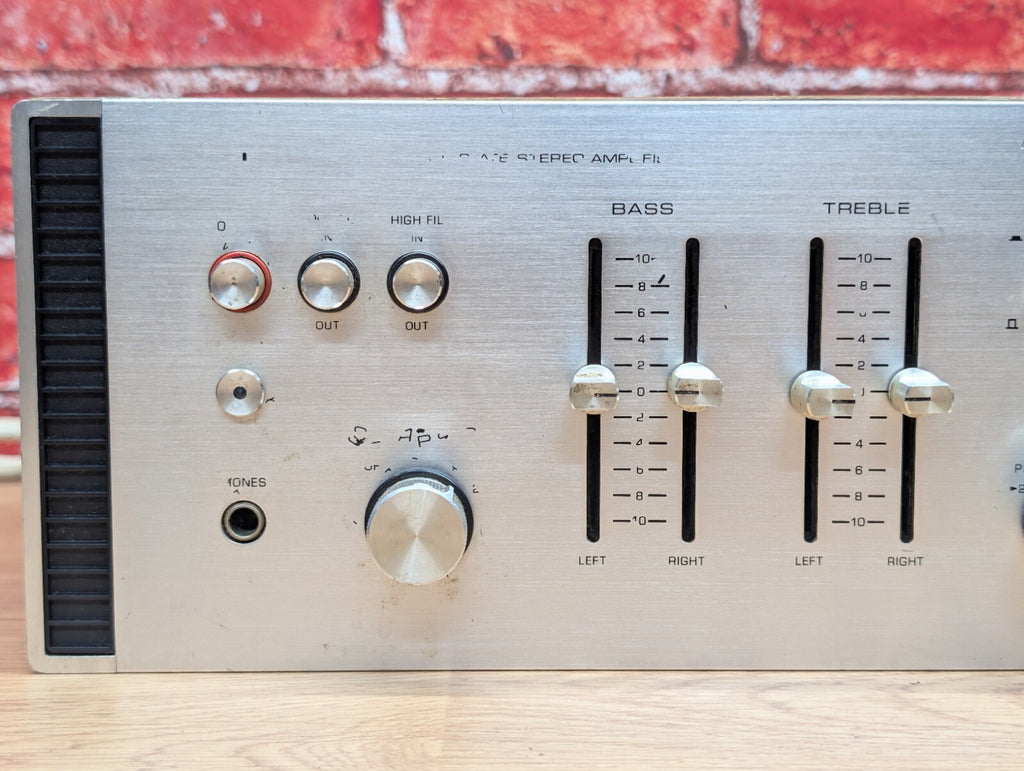 Vintage Rotel RA-611 Stereo Integrated Amplifier Wood Case 1970s HiFi Working