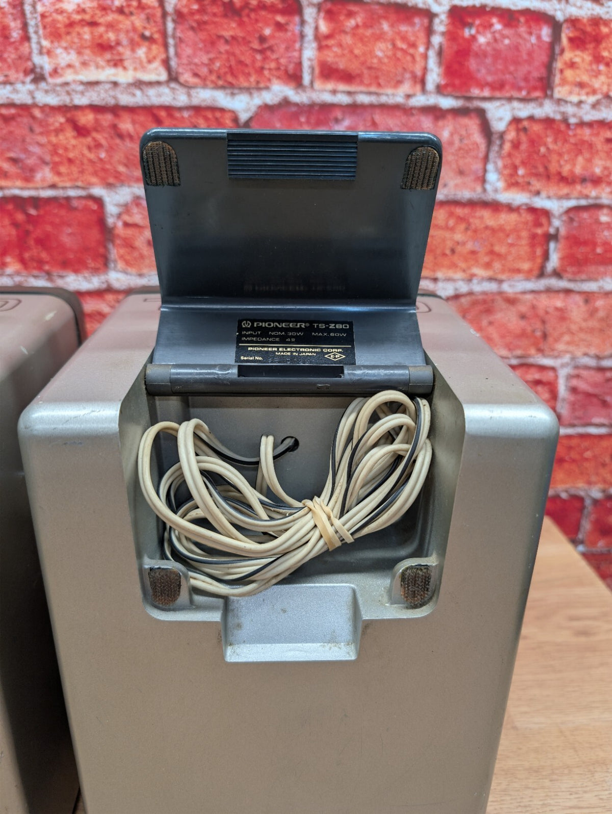 Vintage Pioneer TS-Z80 Portable Speakers Rare Pair Made in Japan Fully Working