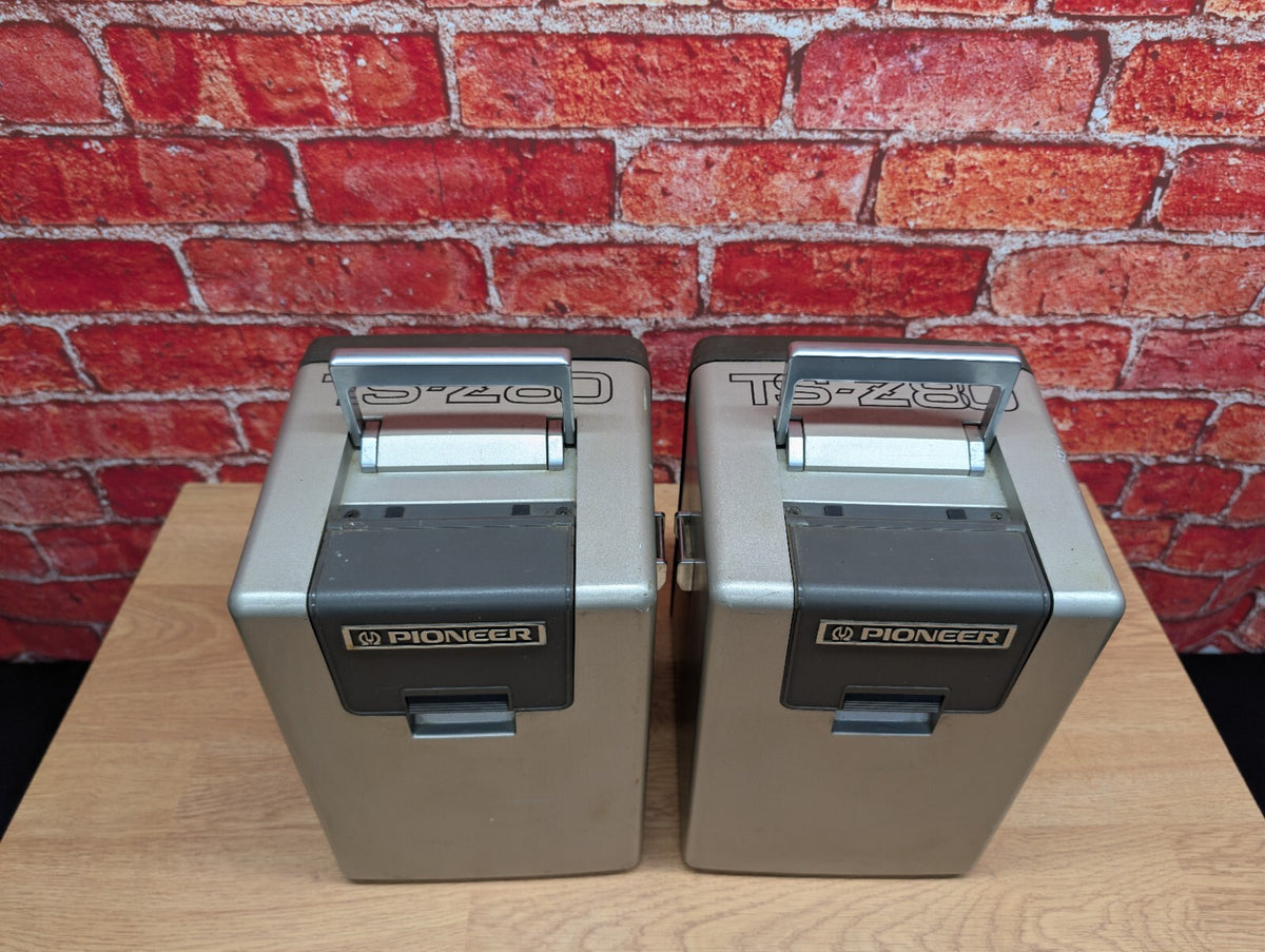 Vintage Pioneer TS-Z80 Portable Speakers Rare Pair Made in Japan Fully Working