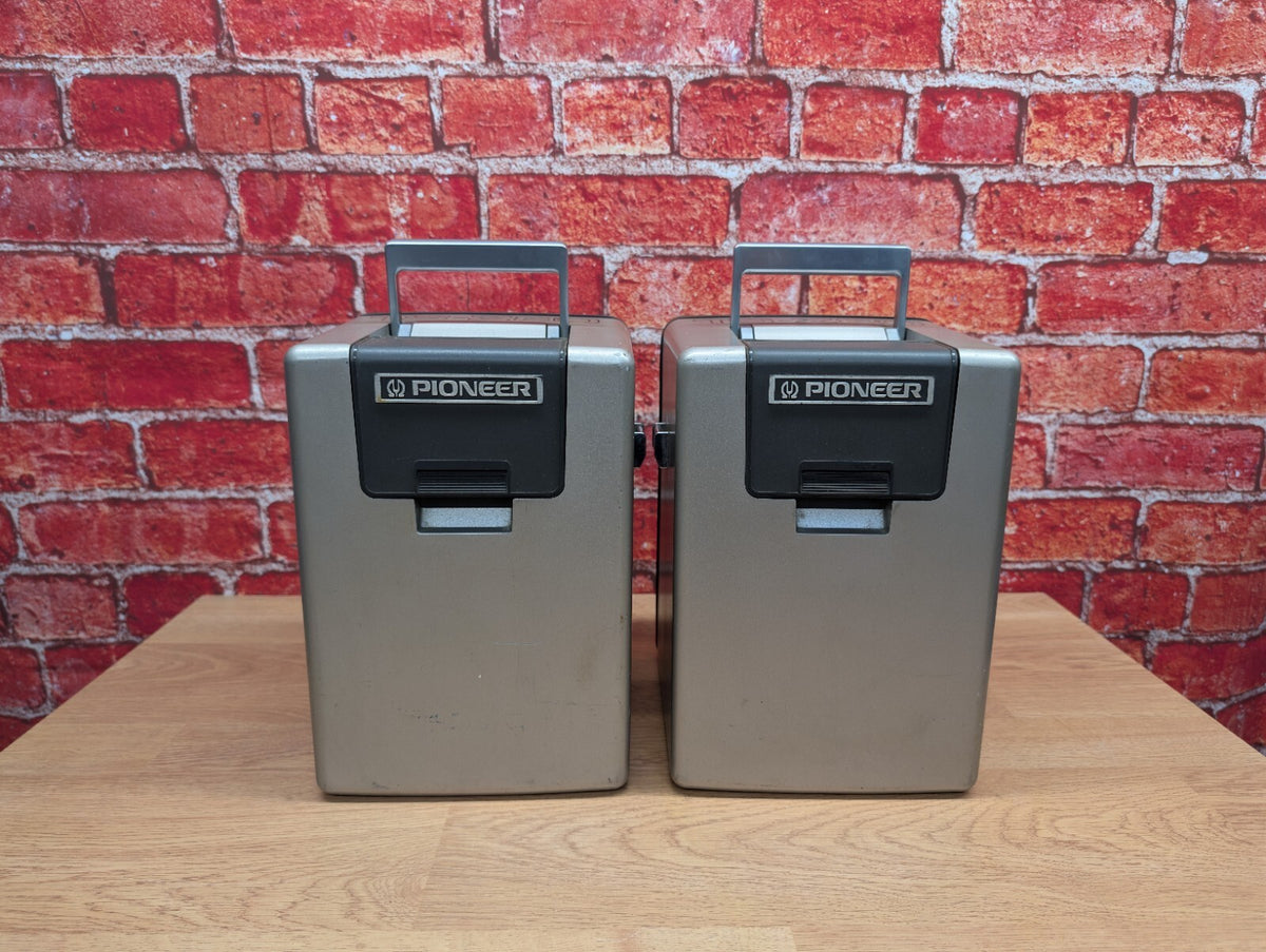 Vintage Pioneer TS-Z80 Portable Speakers Rare Pair Made in Japan Fully Working