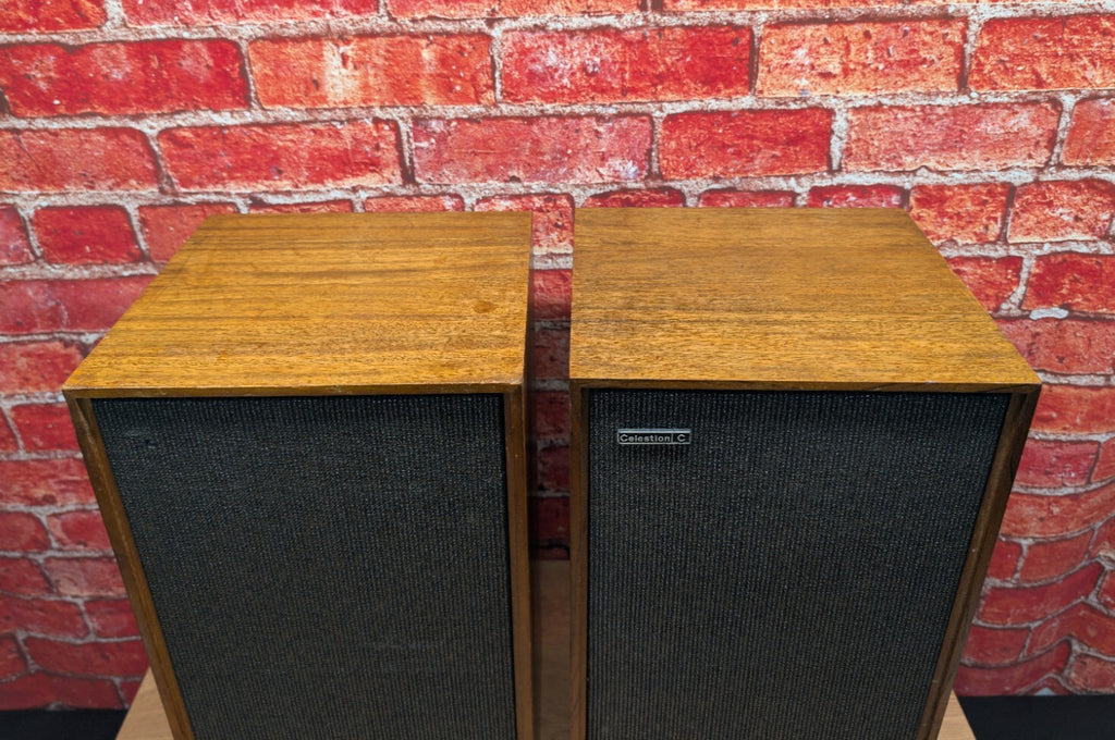 Celestion C County Vintage HiFi Speakers British 25W 4-8 Ohm Audiophile Wooden