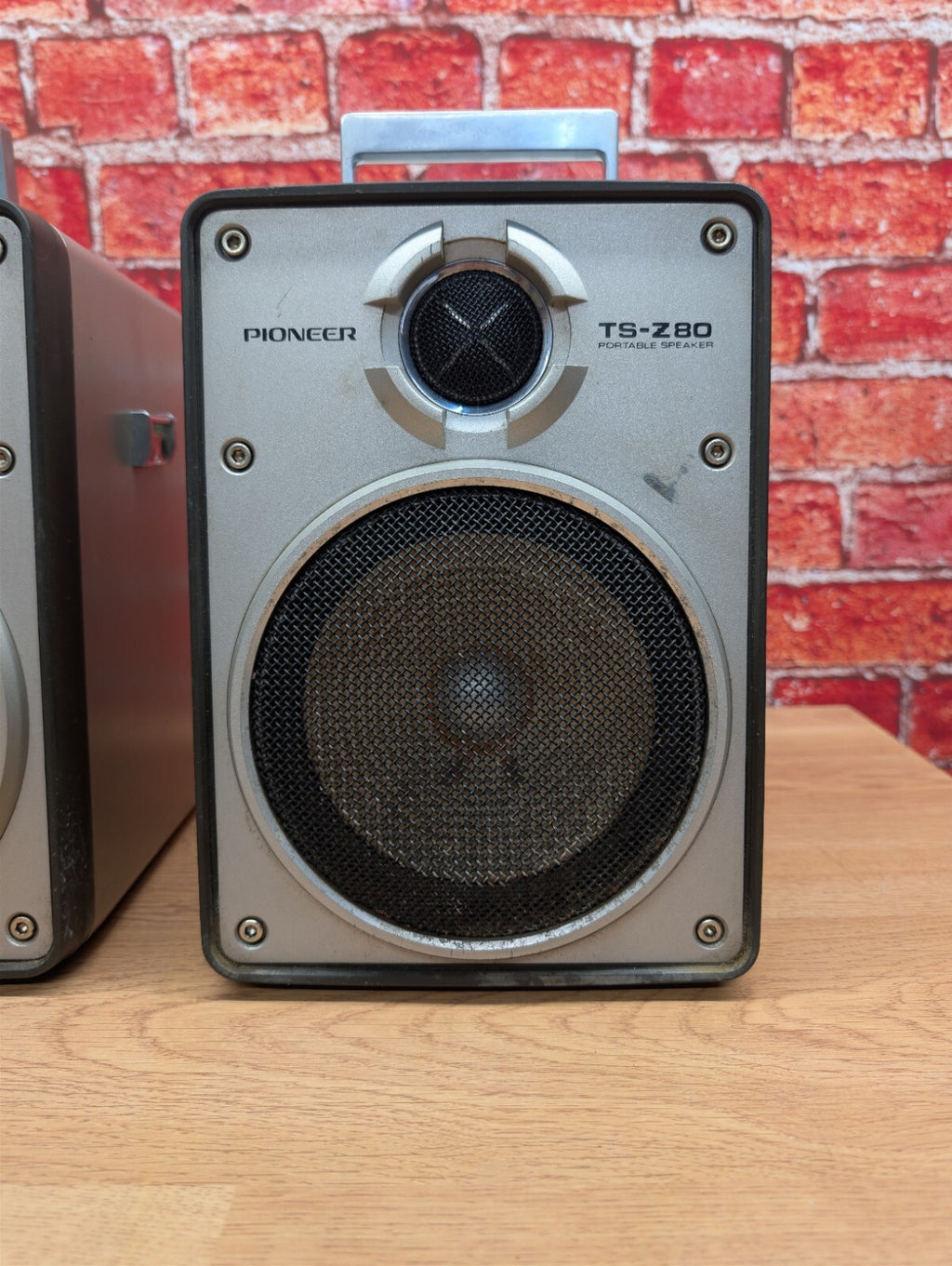 Vintage Pioneer TS-Z80 Portable Speakers Rare Pair Made in Japan Fully Working