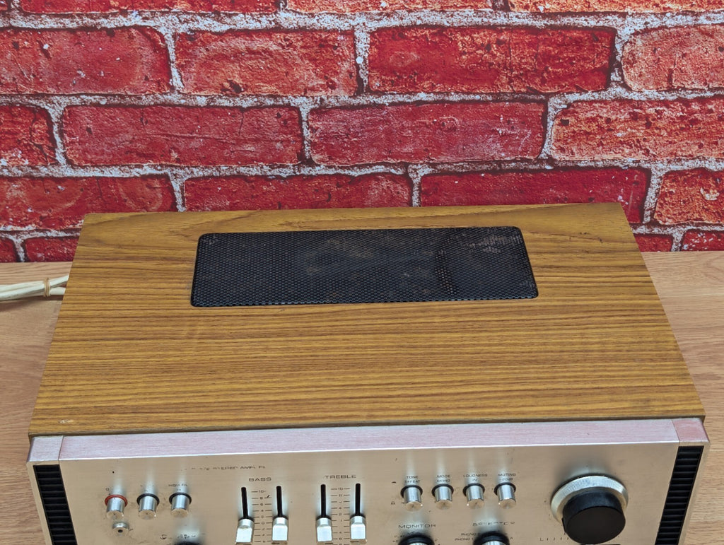 Vintage Rotel RA-611 Stereo Integrated Amplifier Wood Case 1970s HiFi Working
