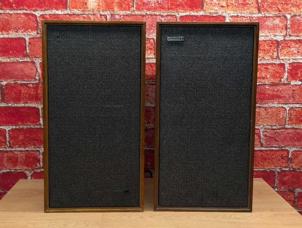 Celestion C County Vintage HiFi Speakers British 25W 4-8 Ohm Audiophile Wooden